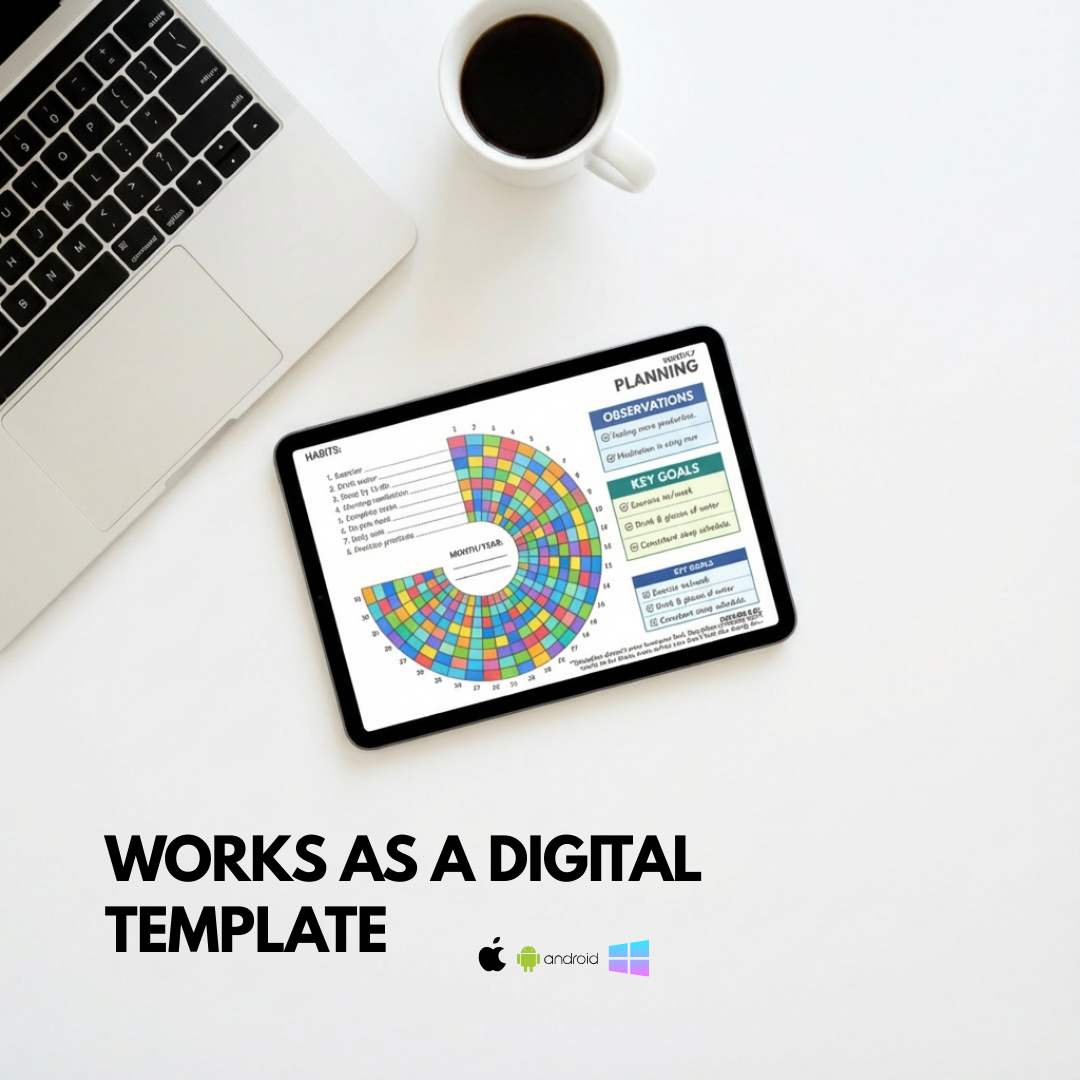 31-Day Habit Tracking Template